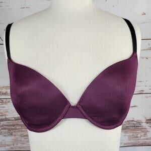 PINK Victoria's Secret Wear Everywhere Demi Bra Purple 34DD